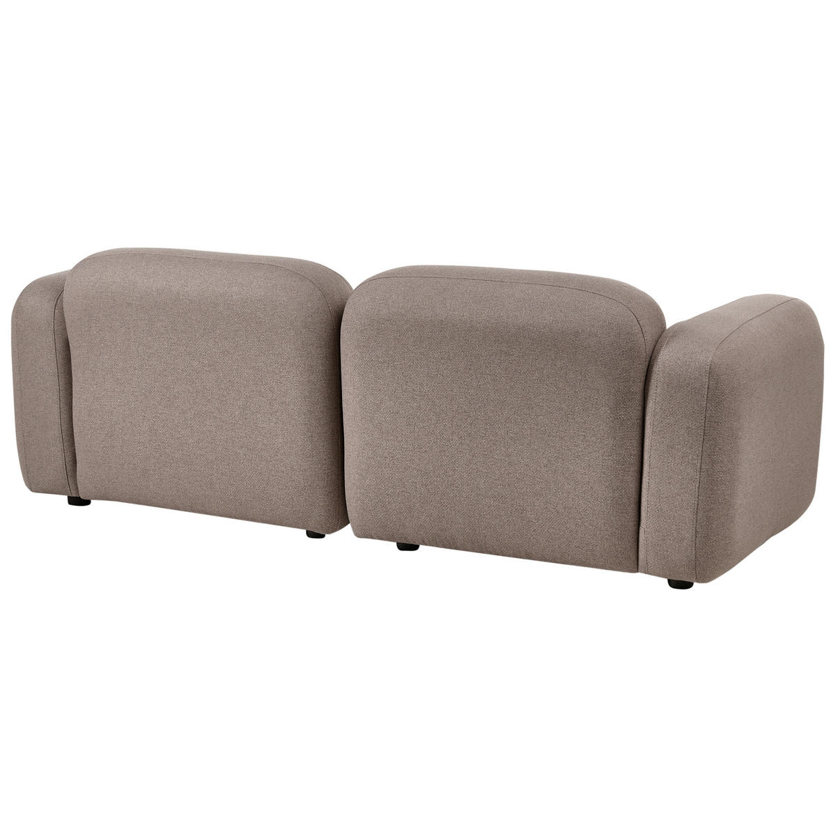 POHOVKA 3-místná Látka Taupe Afoss - šedohnědá, textil (195/71/94cm) - Beliani