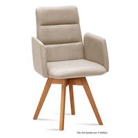 ARMLEHNSTUHL drehbar (4er-Set) Dorit 52x92x60 Eiche geölt/Natur - Eichefarben/Naturfarben, Kunststoff (60/92/52cm) - 58aufmkessel