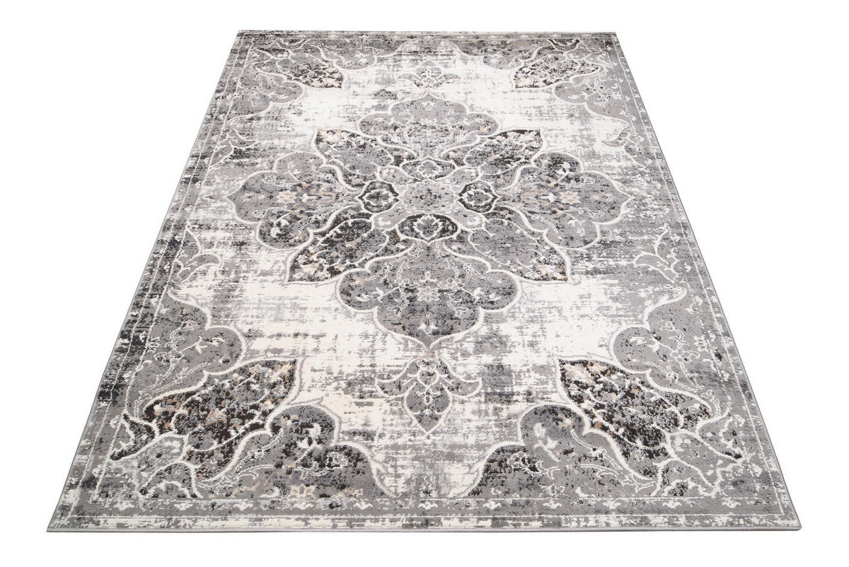 TEPPICH VALLEY Grau 140/200 cm - Grau, Textil (140/200cm) - Tapiso