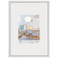 BILDERRAHMEN New Lifestyle Kst.-Rahmen Kunstglas 29,7x42 cm, Silber - Silberfarben, Kunststoff (30.7/43/1.4cm) - walther design