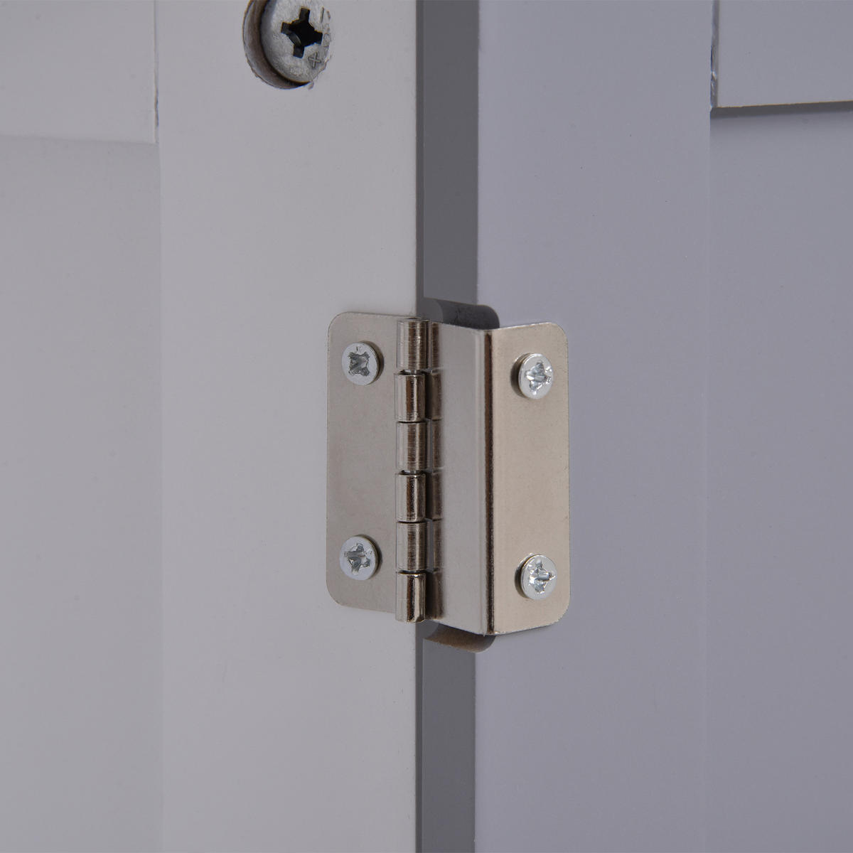 WASCHBECKENUNTERSCHRANK Grau und Weiß 1 Stück - Grau, Kunststoff (60/60/30cm) - GiPP
