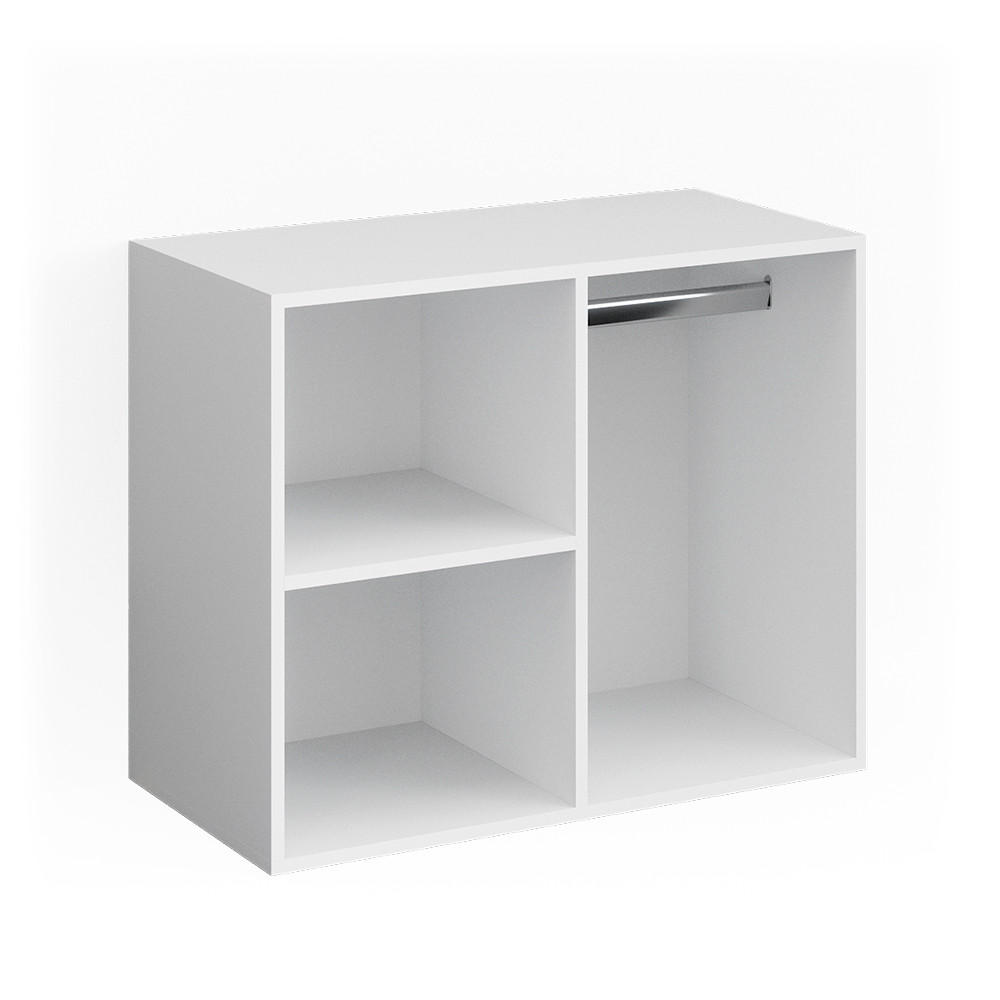 ANSTELLSCHRANK Isabelle Weiß 80.1 x 65 cm - Weiß, Holzwerkstoff (80.1/65/40cm) - Vicco