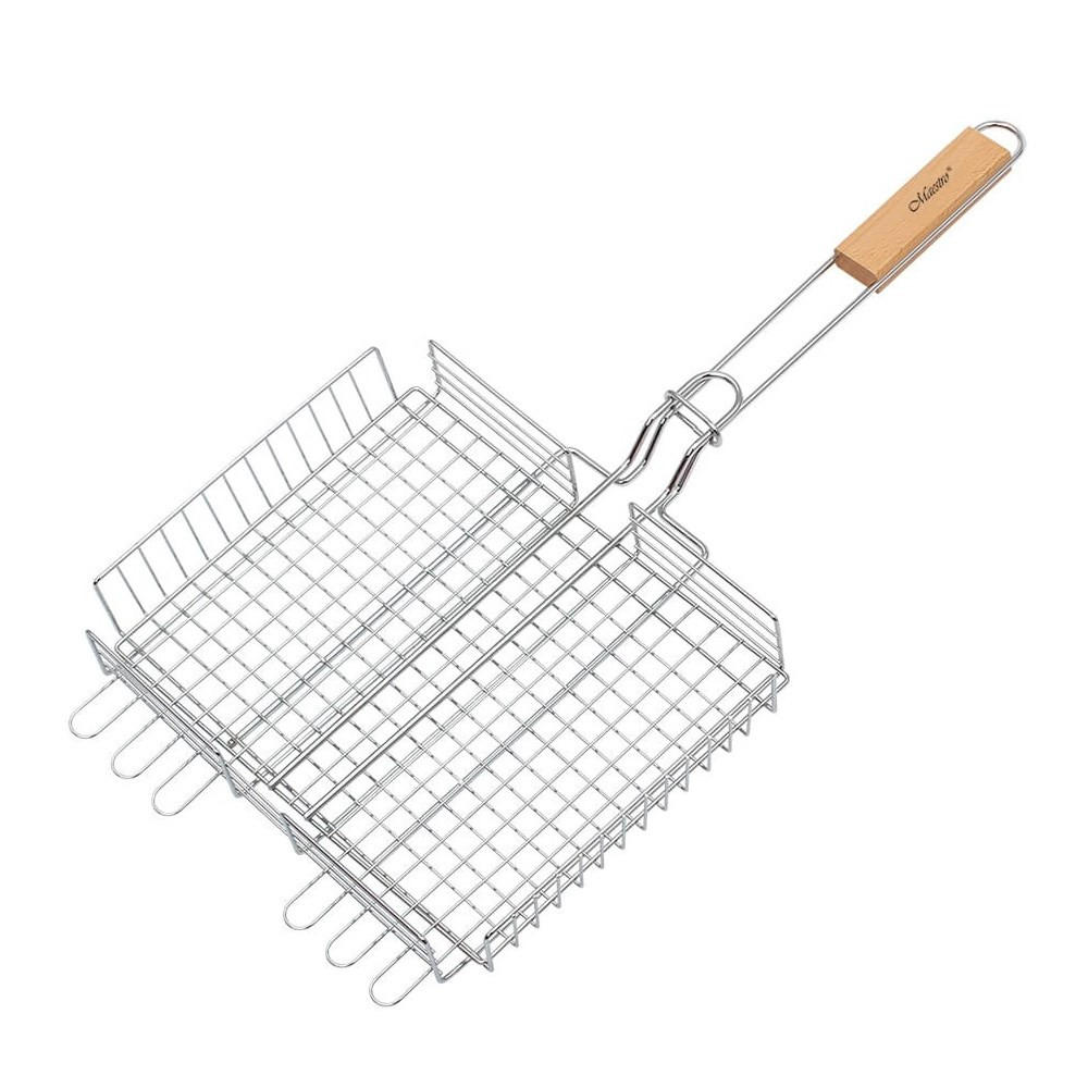 GRILLKORB Silber MR1004 - Silberfarben, Metall (30/25cm) - Maestro 