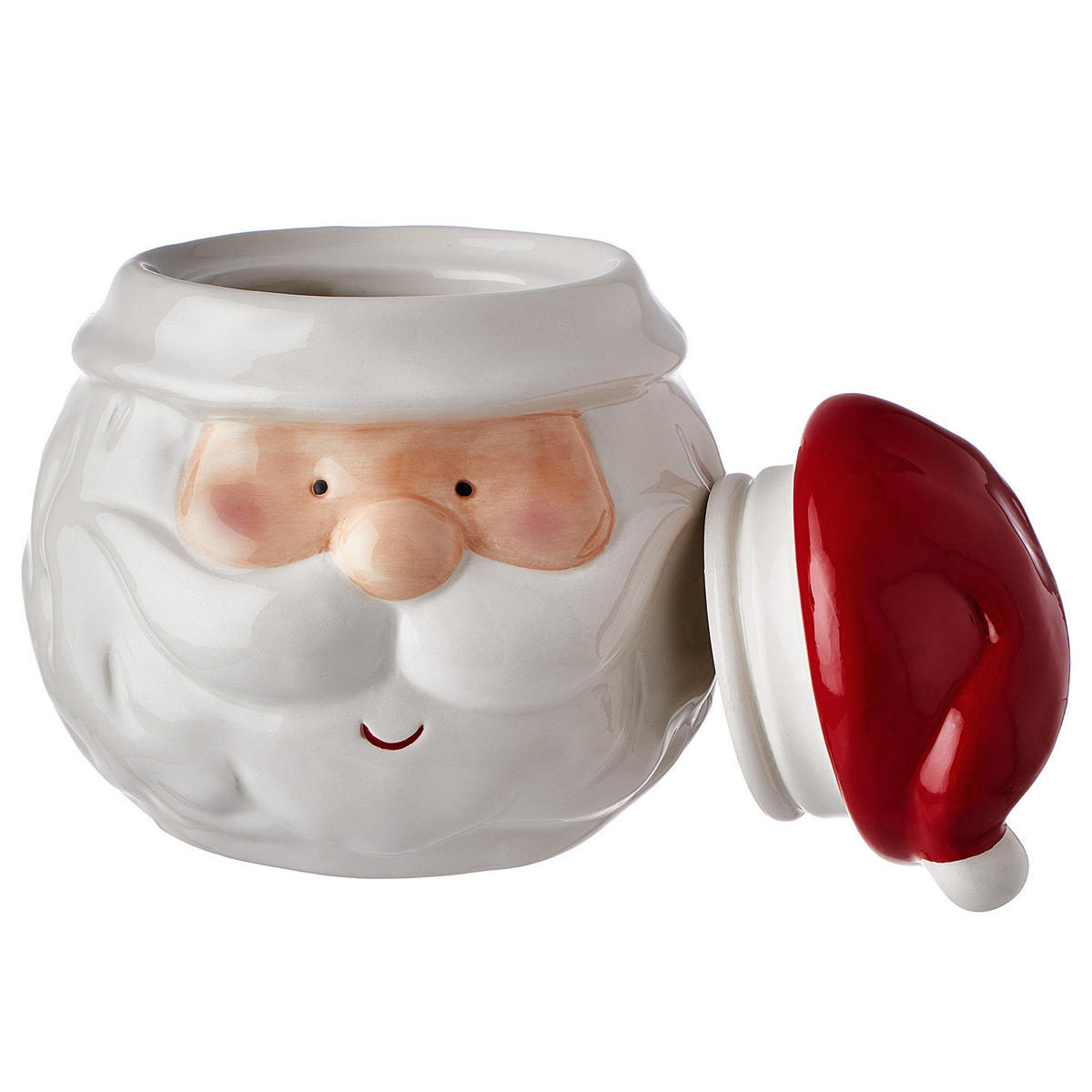 AUFBEWAHRUNGSDOSE Santa - Rot, Stein (15/15/15cm) - Butlers