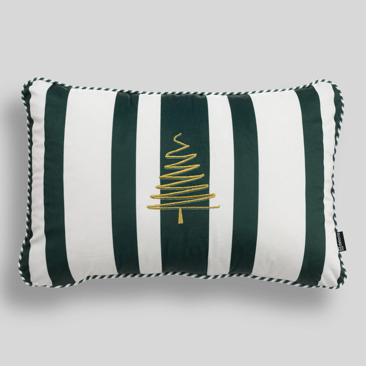 KISSENHÜLLE Green & White Noel 60x40 cm - Grün, Textil (40/60cm) - Dekoria