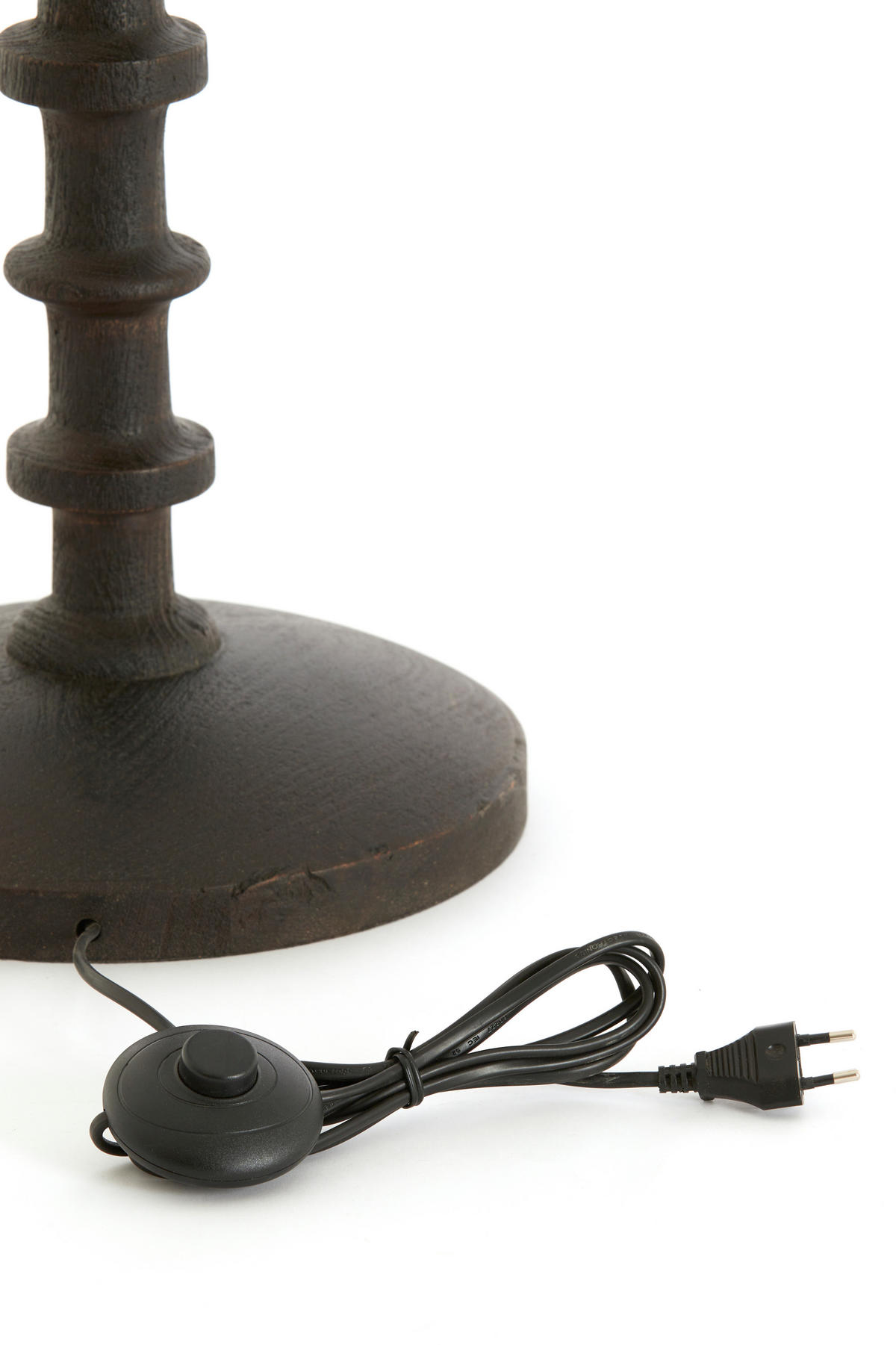 STEHLAMPE Cecily Braun 30/30/135 cm - Braun, Holz (30/30/135cm) - Light & Living