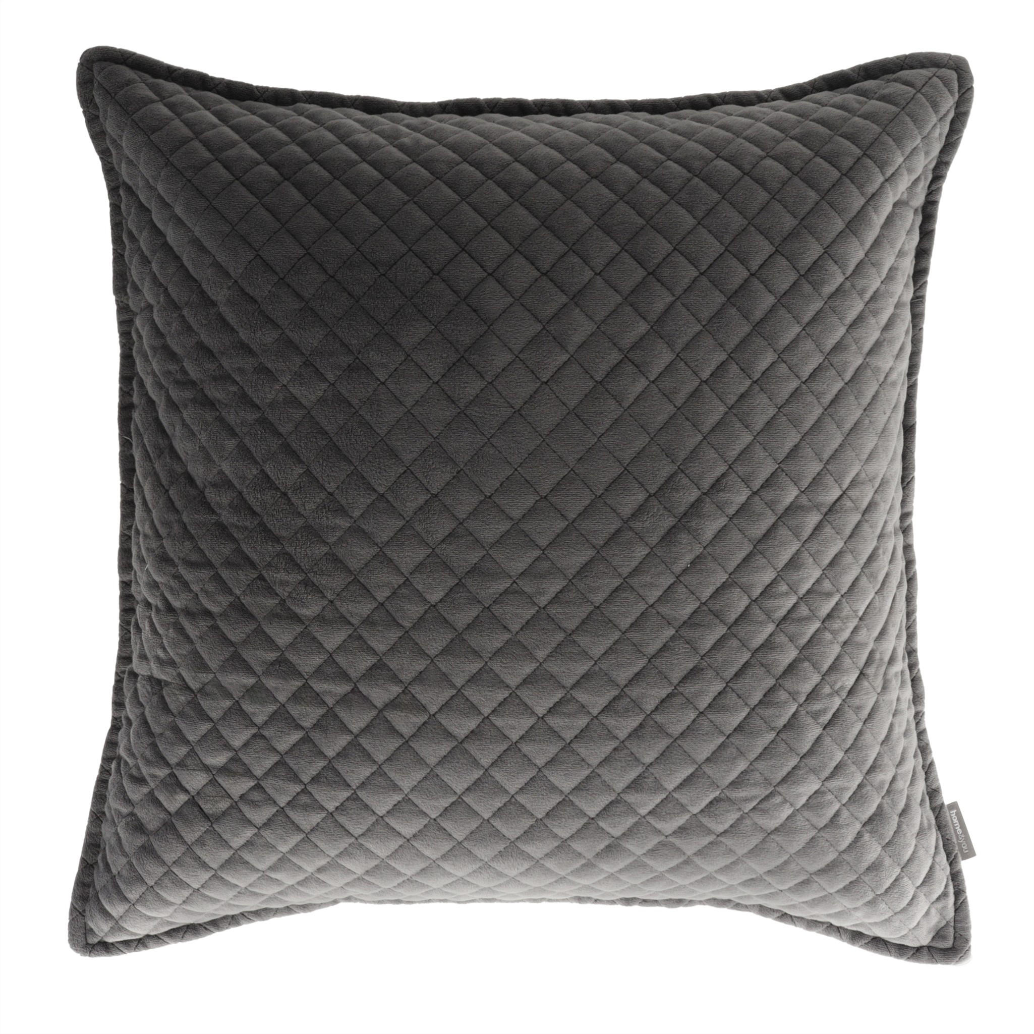 KISSENBEZUG Plums - Dunkelgrau, Textil (45/45cm) - home&you