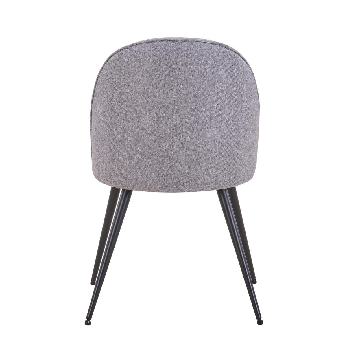 ESSZIMMERSTUHL ANITA 2er Set Stoff Grau - Grau, Textil (50/85/53cm) - SVITA