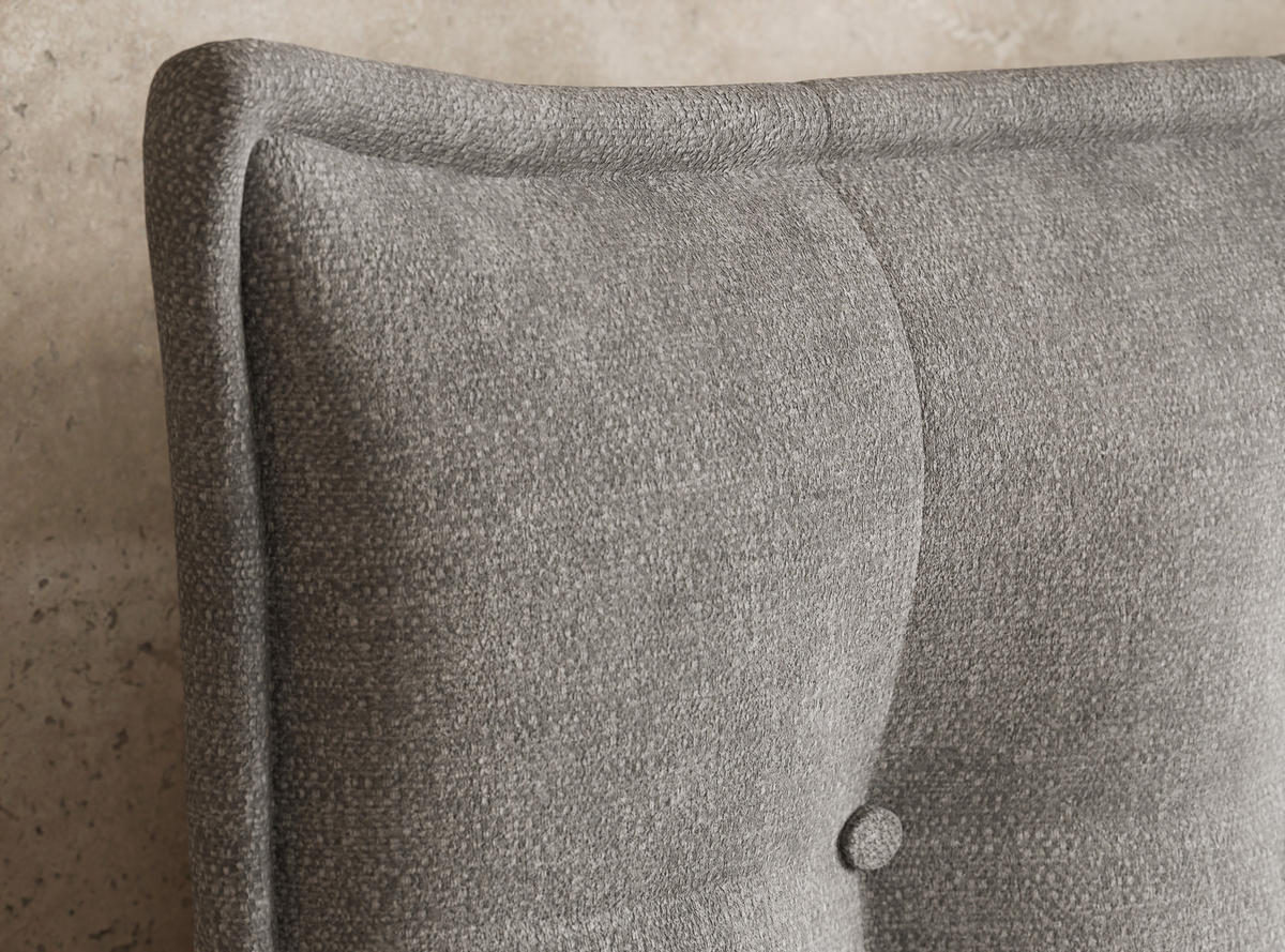 BOXSPRINGBETT Fatu 140/200 cm, in Beige grau, Bettkasten, Matratze, Topper - Beige/Schwarz, Holz/Holzwerkstoff (140/200cm) - Maison de Reve