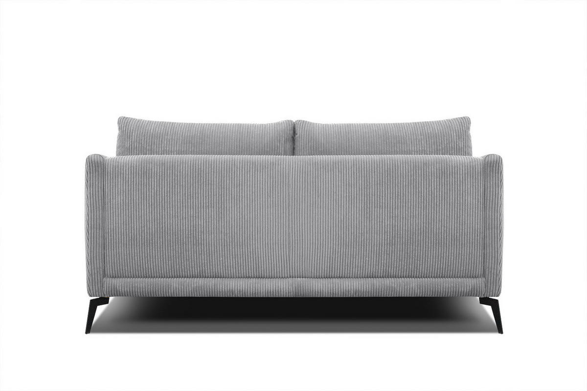 SOFA VILT 2,5-Sitzer, hellgrau - Hellgrau/Schwarz, Holzwerkstoff/Kunststoff (202/89/94cm) - Courtois Laville