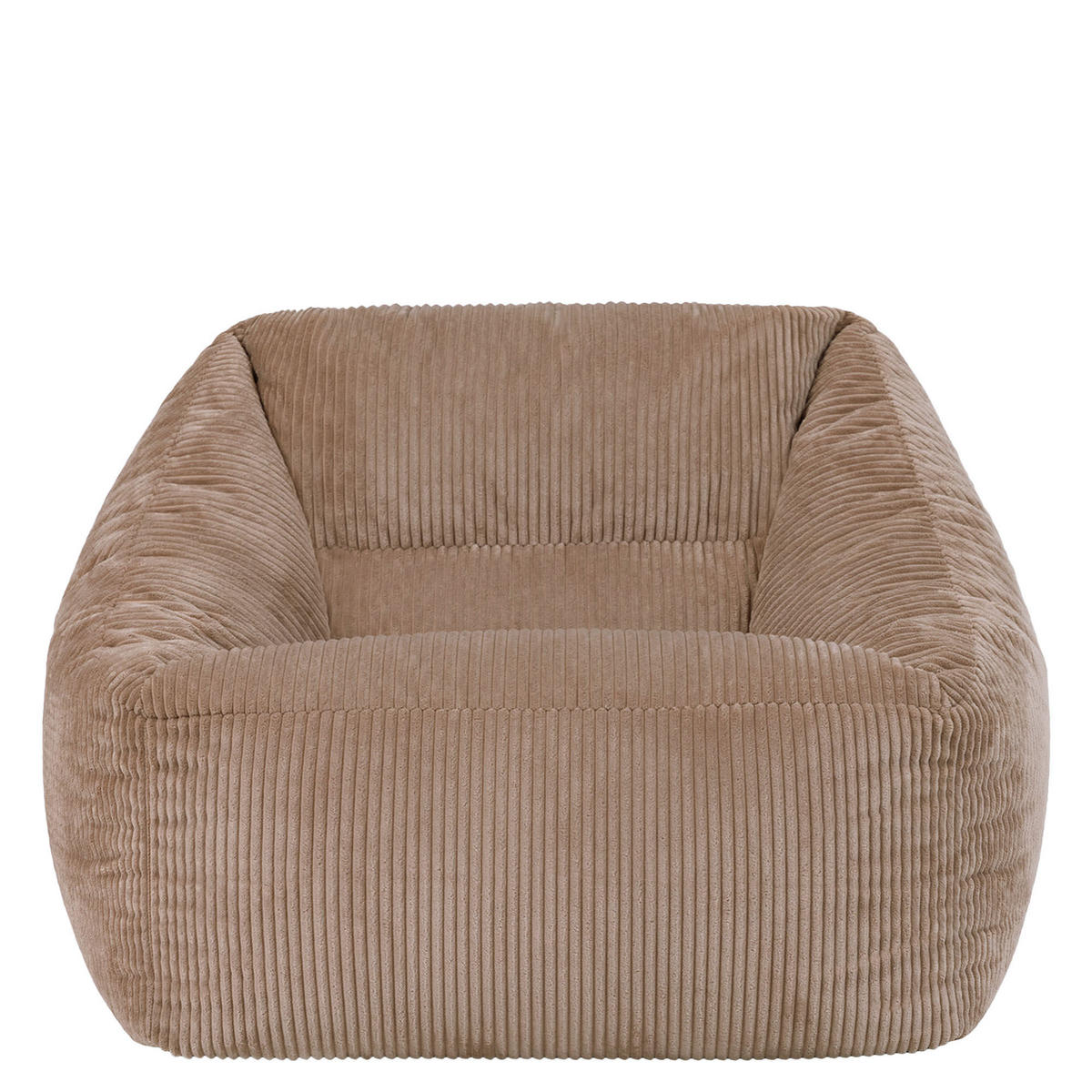 SITZSACK Cord Sessel Natalia - Mokka, Textil (97/73/84cm) - icon