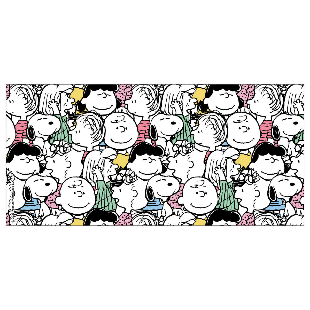 KAFFEEBECHER The Peanuts Snoopy Faces Mehrfarbig 320 ml - Multicolor, Keramik (0.32L) - United Labels