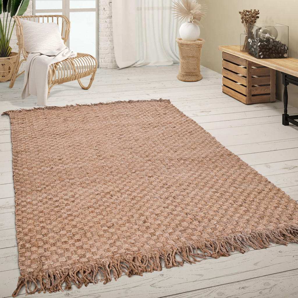 Thumbnail - Paco Home Hochflorteppich, Natur, Textil, Rechteckig, 80x250 cm, strapazierfähig, für Fußbodenheizung geeignet, Teppiche...
