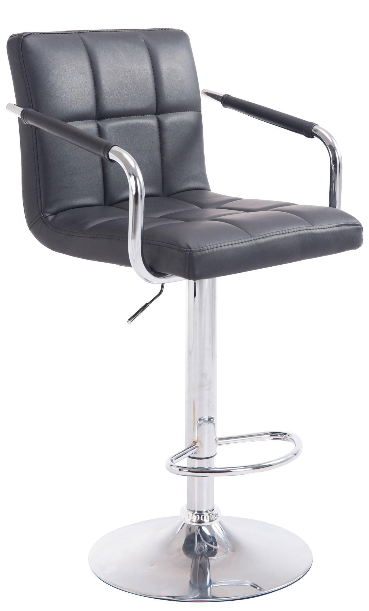 furnicato Barhocker Schwarz 54x91x46 cm