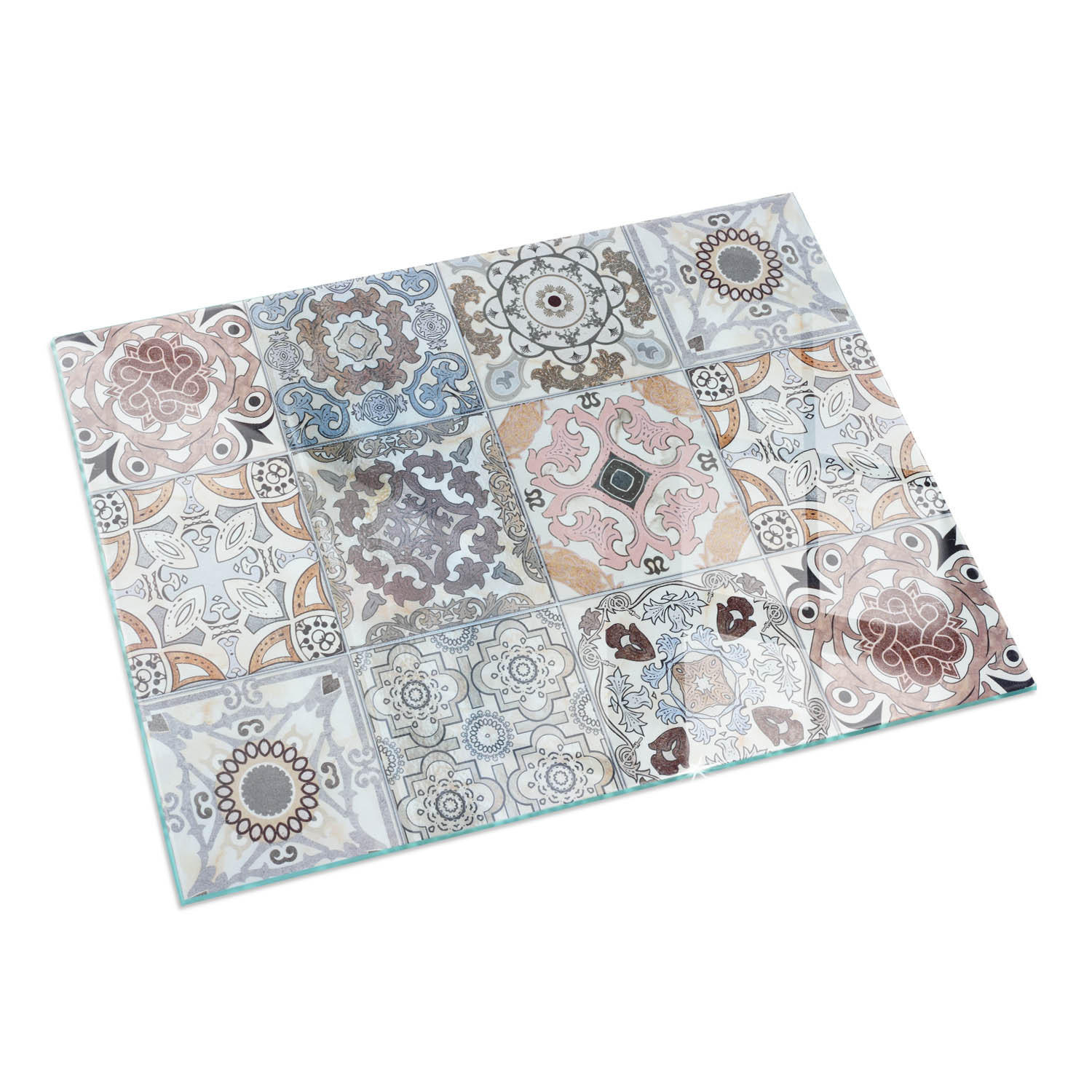 ArtPrintCave Glasplatte Grau 120x80x0.4 cm