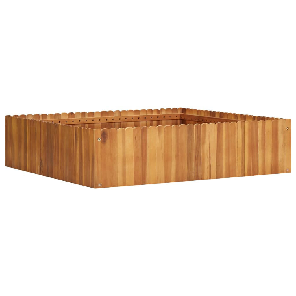 Deluke Hochbeet Braun 100x25x100 cm