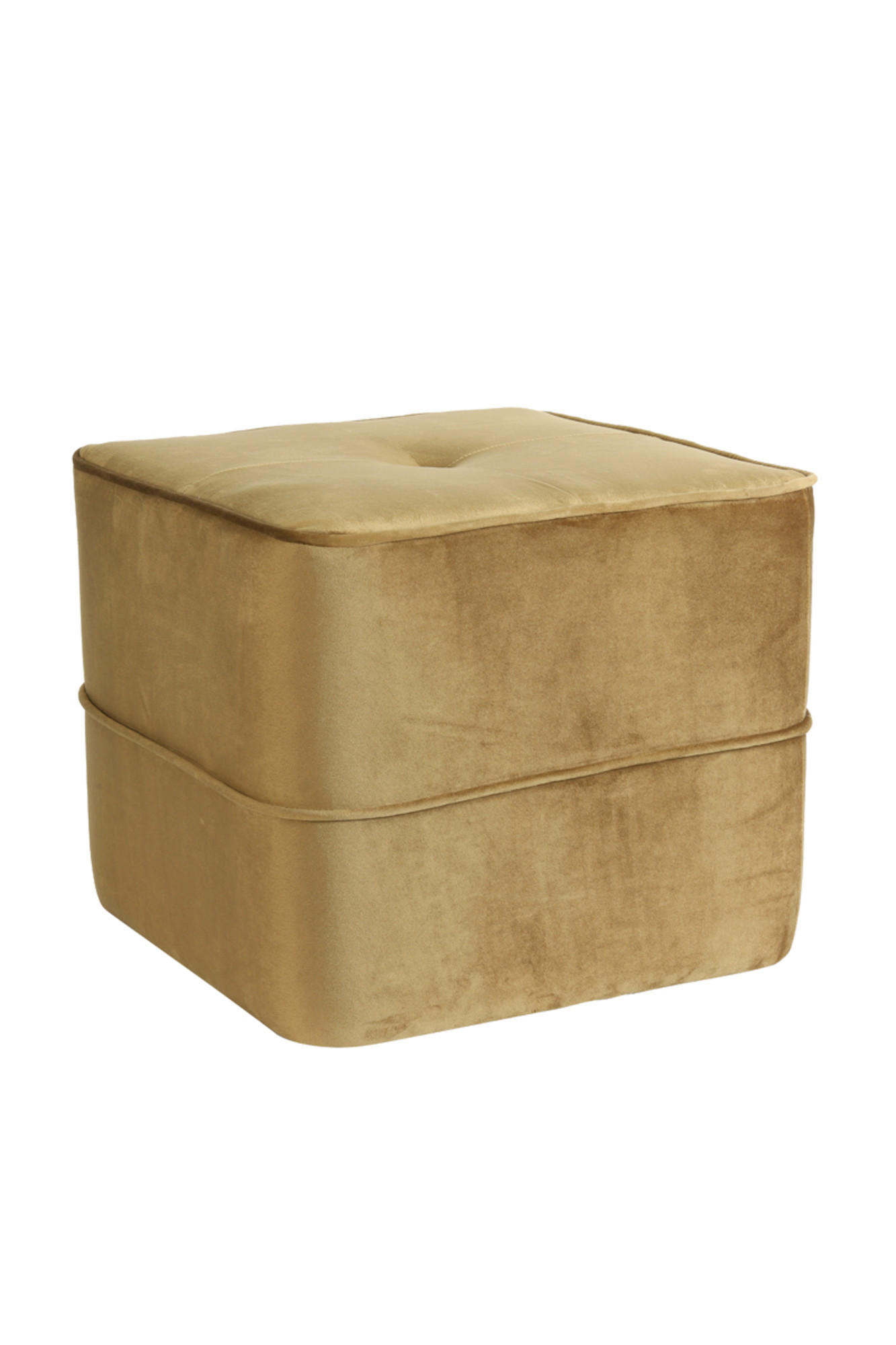 SITZPOUF Kiki Braun 40/40/35 cm - Braun, Textil (40/35/40cm) - Light & Living