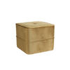SITZPOUF Kiki Braun 40/40/35 cm - Braun, Textil (40/35/40cm) - Light & Living