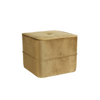SITZPOUF Kiki Braun 40/40/35 cm - Braun, Textil (40/35/40cm) - Light & Living
