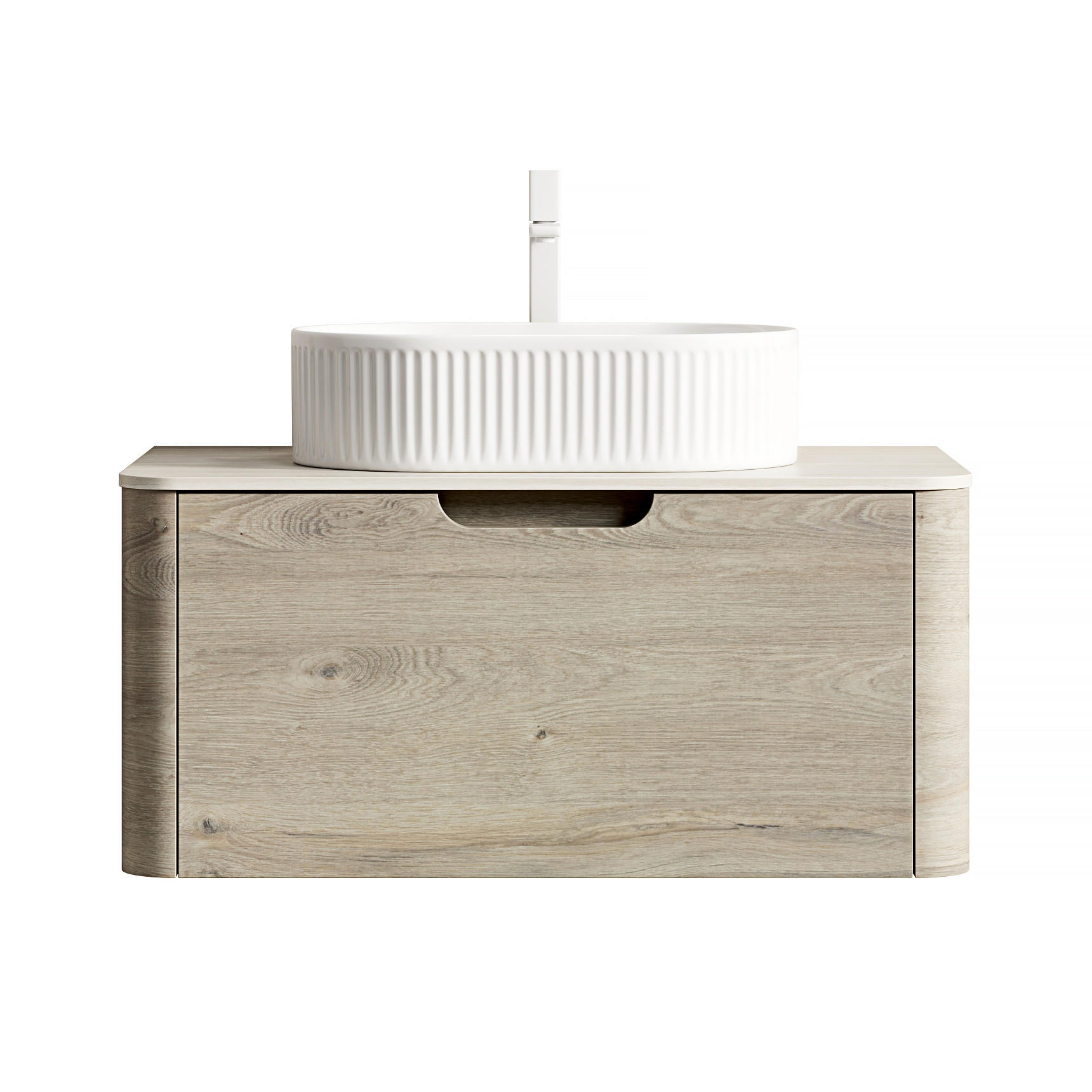 WASCHTISCH Cremefarbe/Beige/Weiß 80/46/50.2 cm - Beige, Holz (80/50.2/46cm) - PANGIVO
