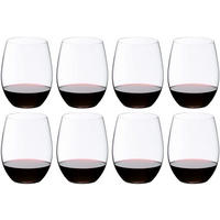 ROTWEINGLAS O , 8 x Cabernet / Merlot, hochwertiges Glas, 600 ml - Transparent, Glas (0.6L) - Riedel