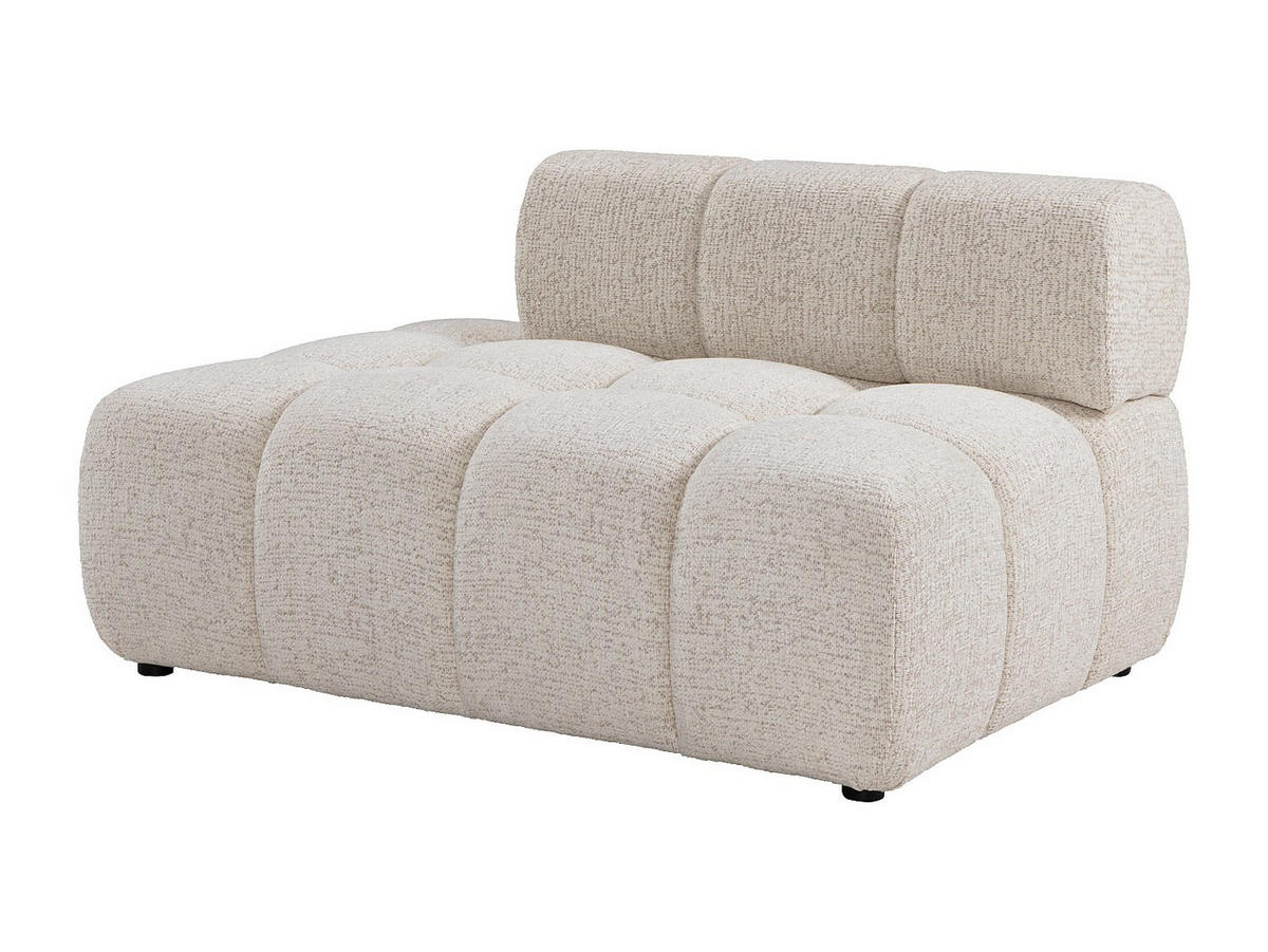 RECAMIERE ohne Schlaffunktion - 1 Person - stoff - beige Facivil - Beige, Textil (125/70/94cm) - Vente-Unique