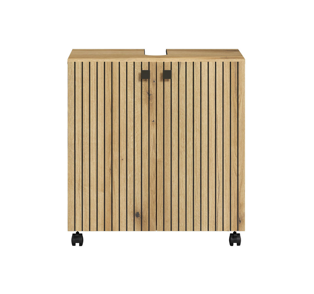 WASCHBECKENUNTERSCHRANK PureBliss Eiche Dekor - Eichefarben, Holzwerkstoff (60/64/42cm) - Trendteam