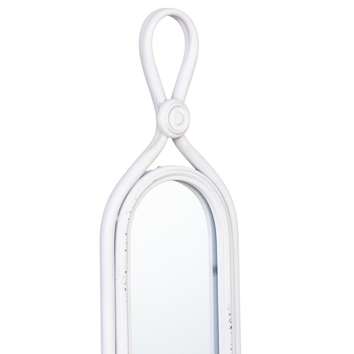 KERZENHALTER aus Metall, weiß, 26x13x62cm - Weiß, Metall (62cm) - Wanderlust