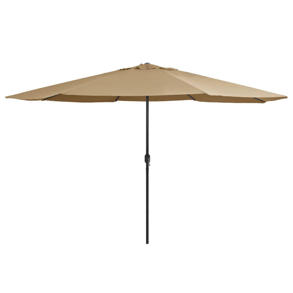 furnicato Sonnenschirm Taupe 390x390 cm
