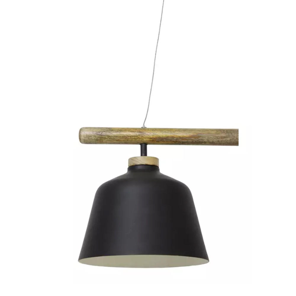 HÄNGELAMPE Banu Schwarz 132/25/30 cm - Schwarz, Metall (132/25/30cm) - Light & Living