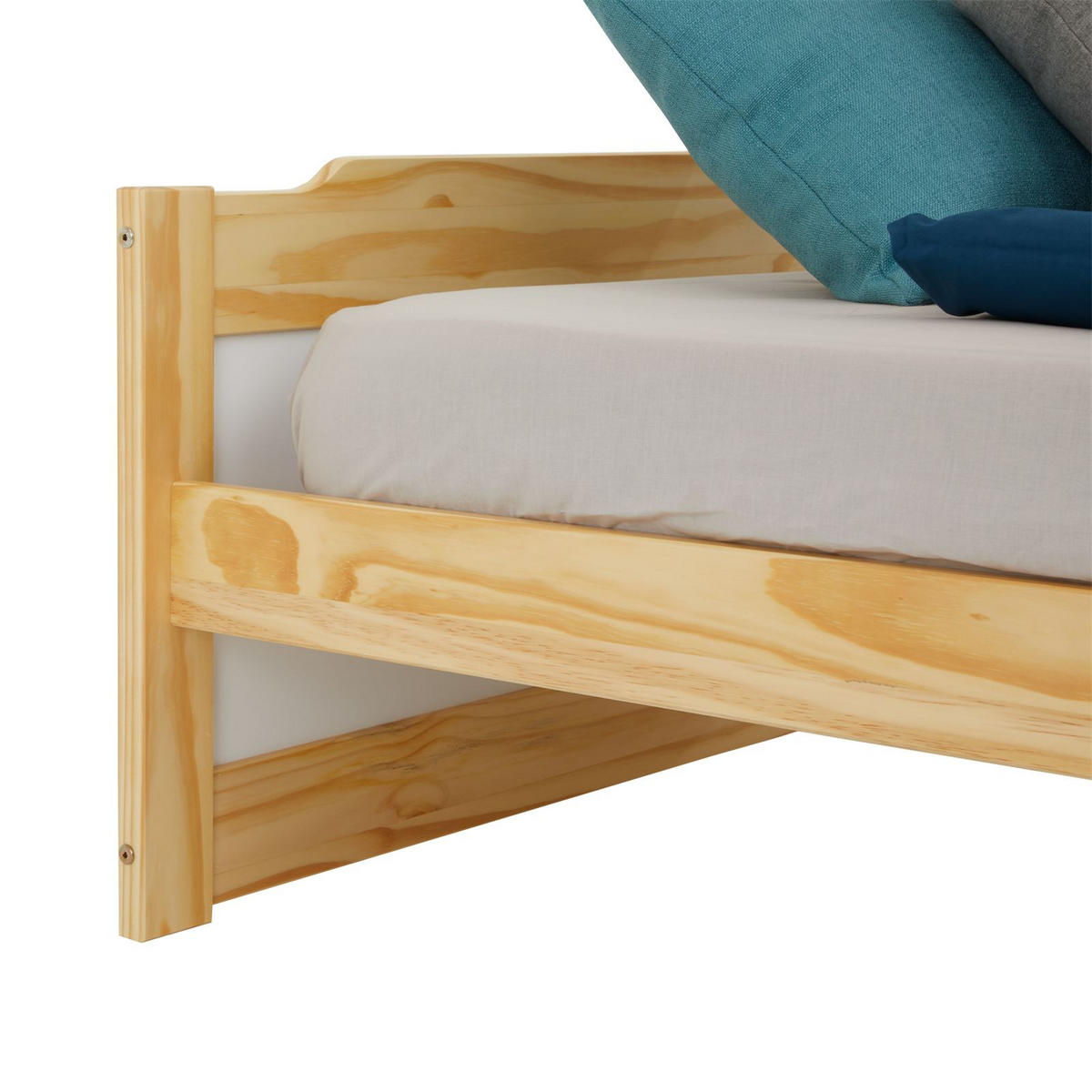 EINZELBETT FRITZ 90X200 CM - Naturfarben, Holz (90/200cm) - IDIMEX