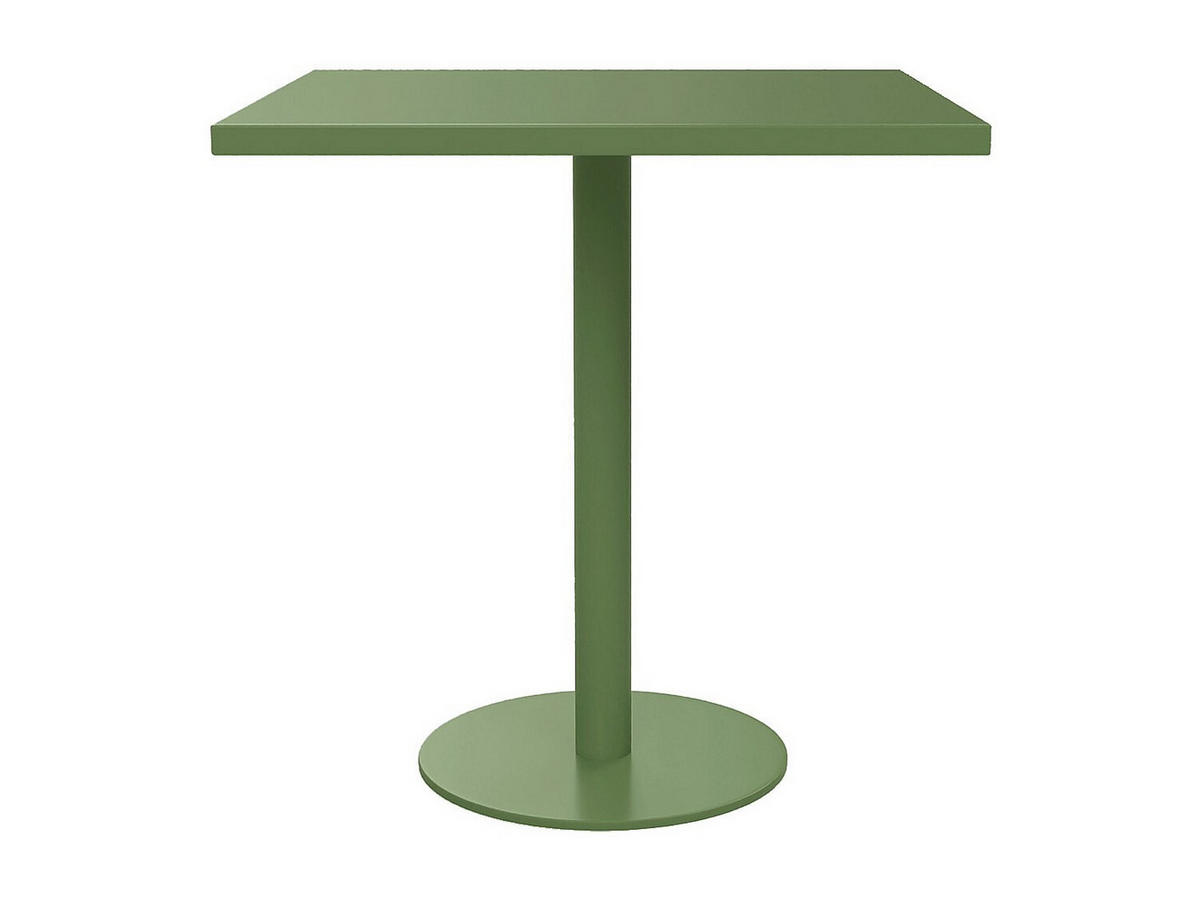 GARTENTISCH - 2 Personen - Metall - Grün - - Grün, Metall (70/70/75cm) - Vente-Unique