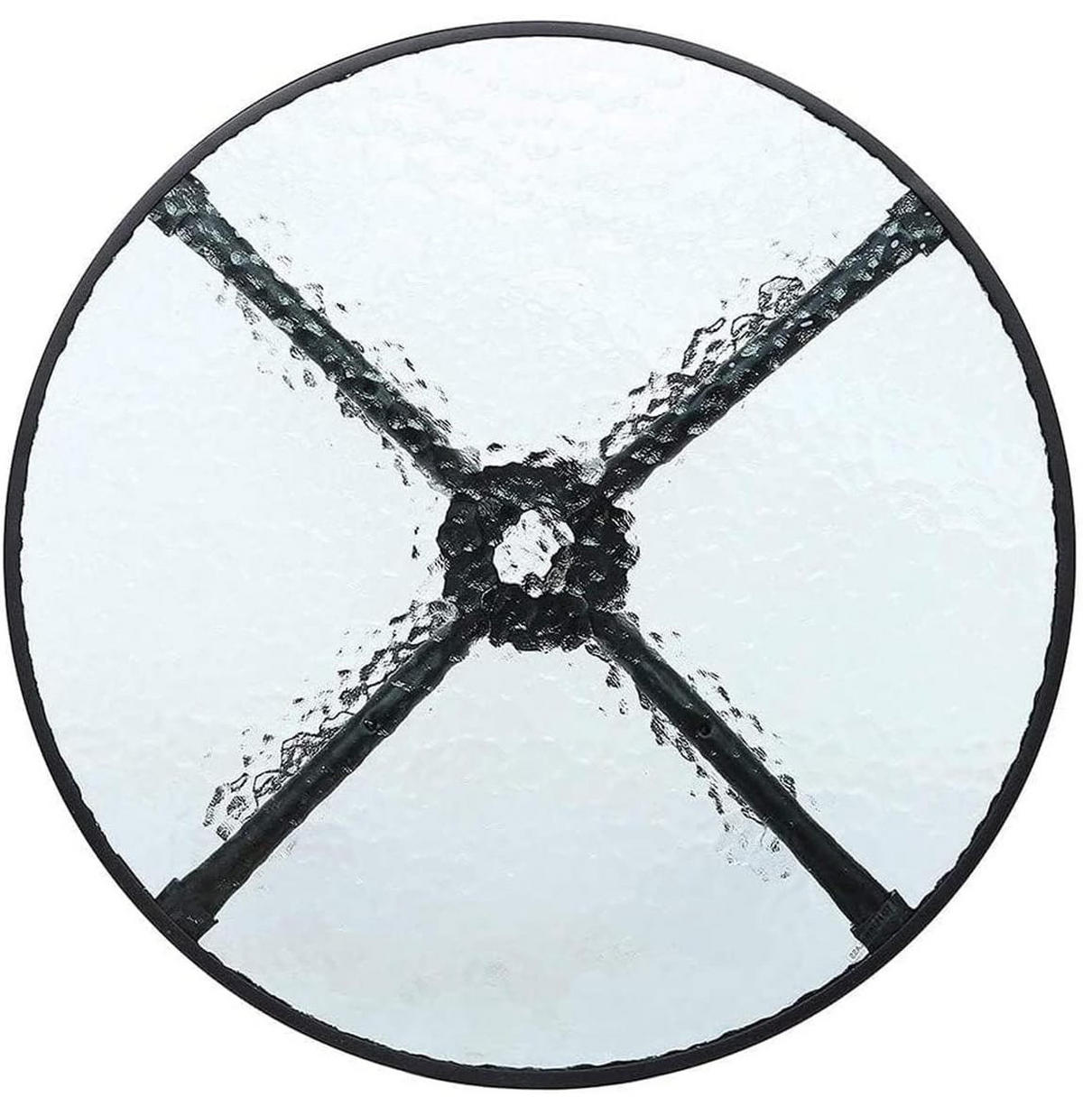 BALKONTISCH - Schwarz, Metall (60/60/69cm) - A2A Home