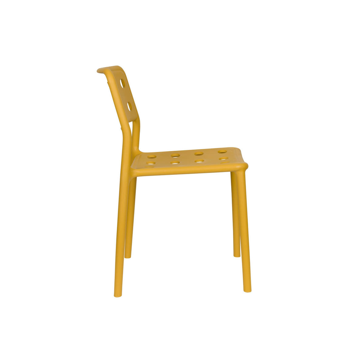 ESSZIMMERSTUHL Serra Gelb - 4 er Set - Gelb, Kunststoff (42/80/53cm) - Housecraft Living