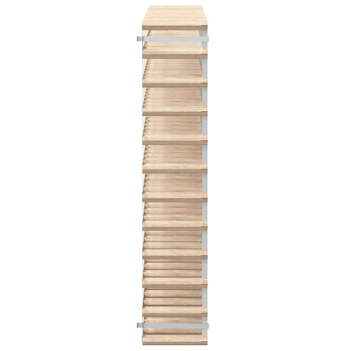WEINREGAL Für 120 Flaschen Massivholz Kiefer - Braun, Holz (22.5/110/110cm) - vidaXL