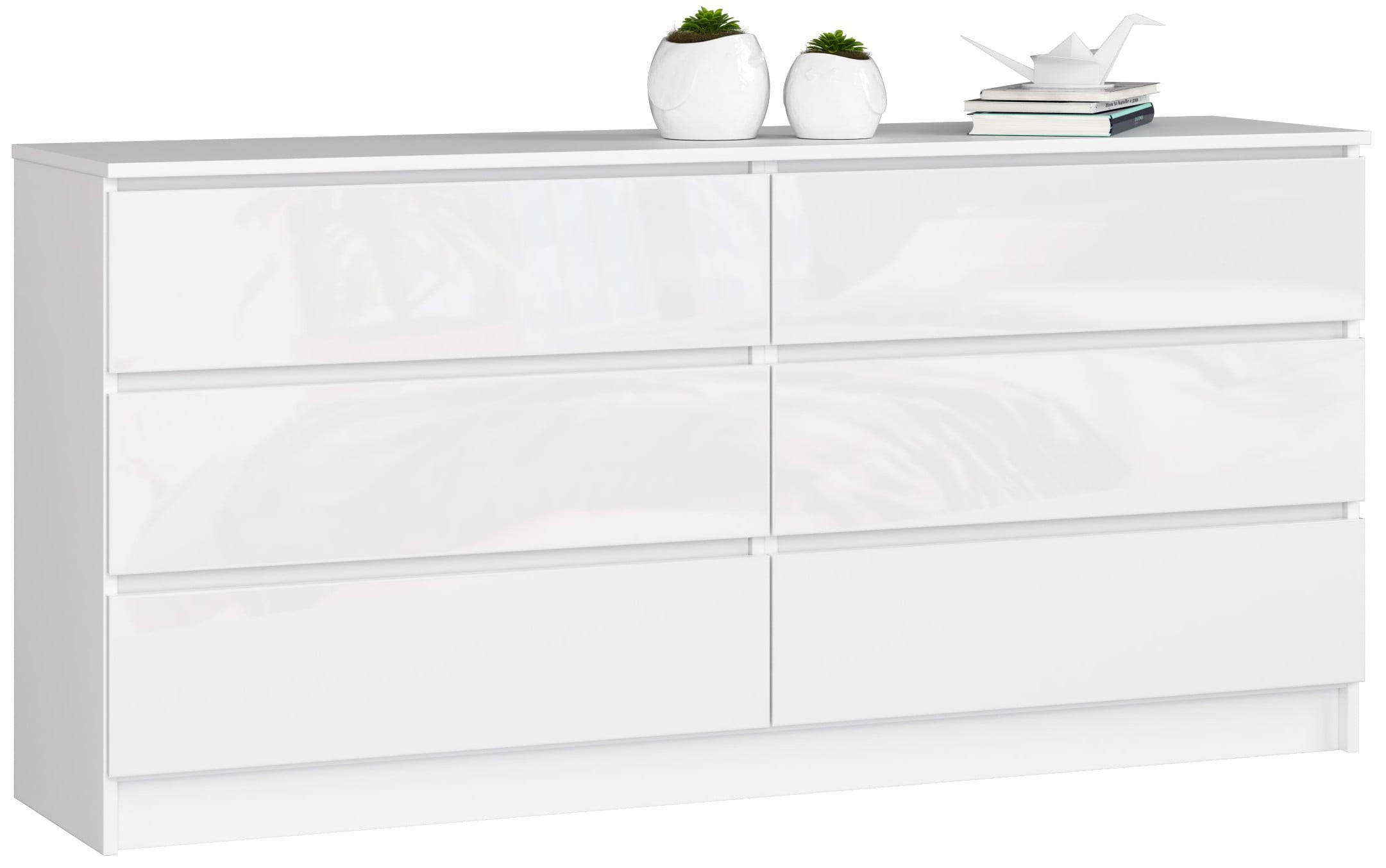 BYRÅ Vit, vit högblank 77/160/40 - Vit, Träbaserade material (160/77/40cm) - RAUMHIRSCH FURNITURE
