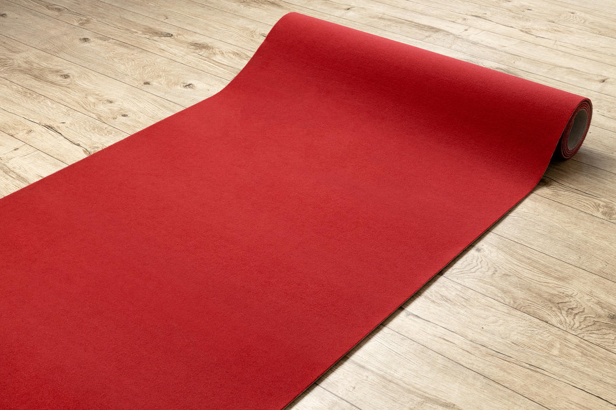 LÄUFER Antirutsch RUMBA 120/300 cm - Rot, Textil (120/300cm) - rugsX