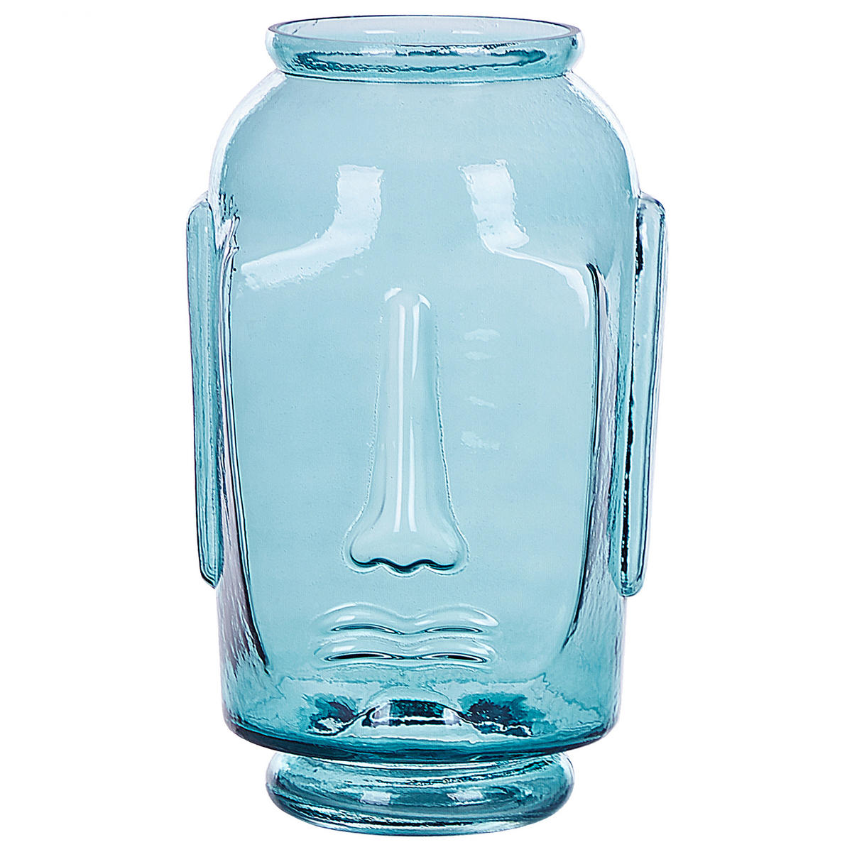 DEKOVASE Glas blau Sambar - Blau, Glas (31cm) - Beliani