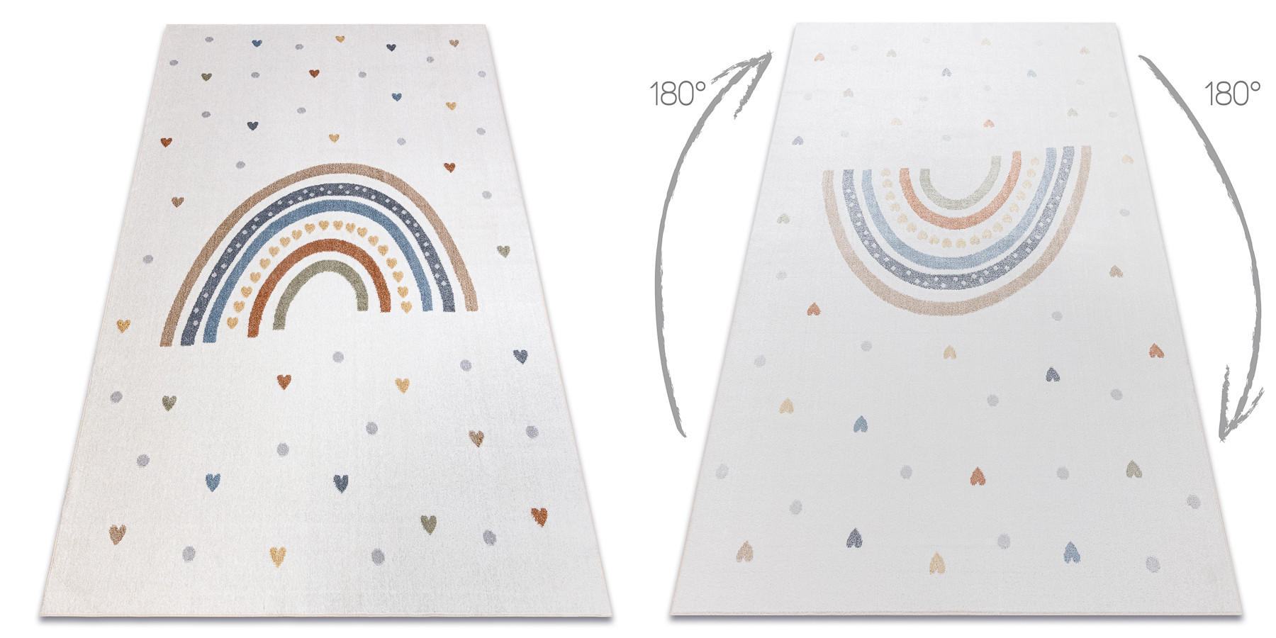 TEPPICH Bono 120/170 cm - Creme, Textil (120/170cm) - rugsX
