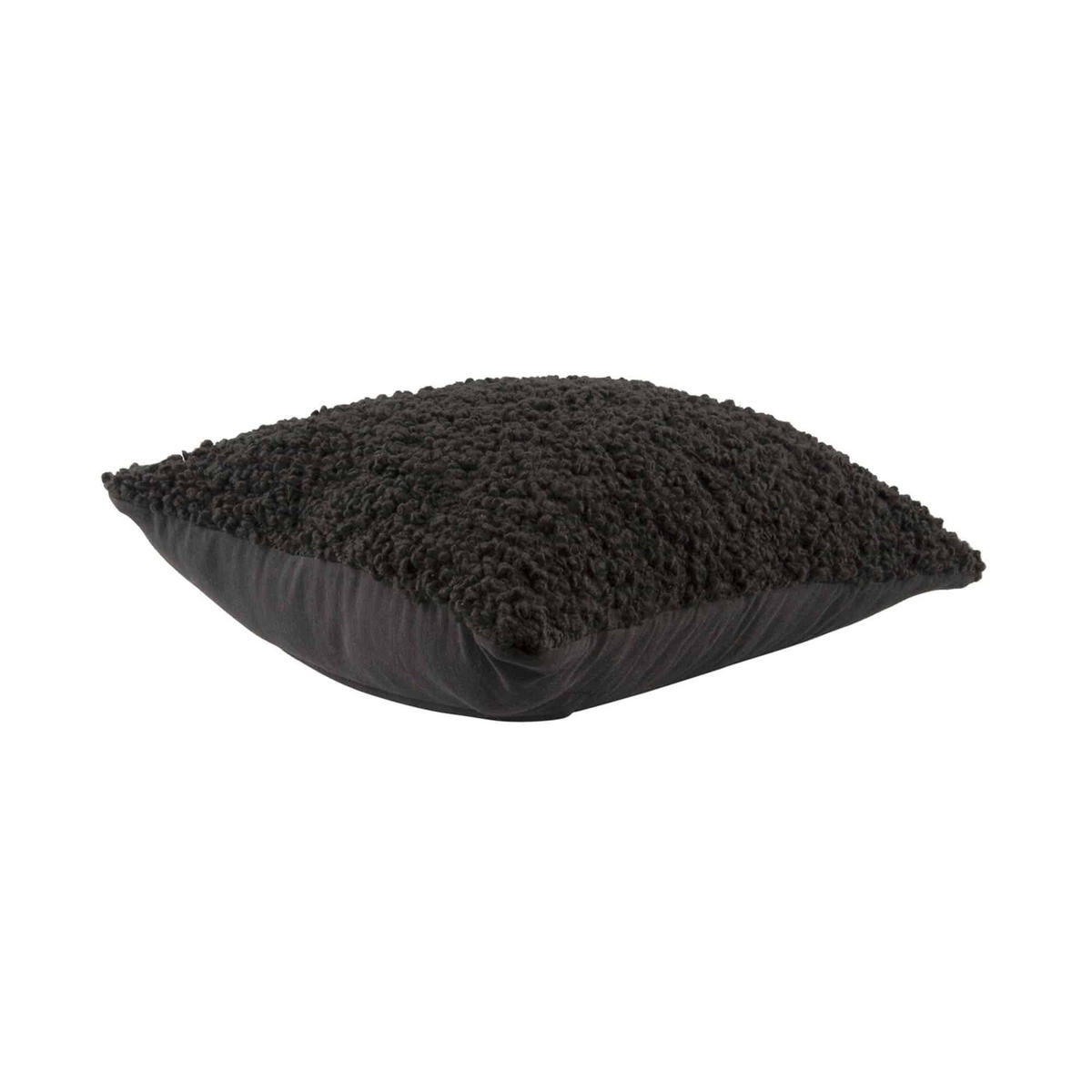 KISSEN Purtiy Schwarz 45/45/5 cm - Schwarz, Textil (45/45cm) - Present Time