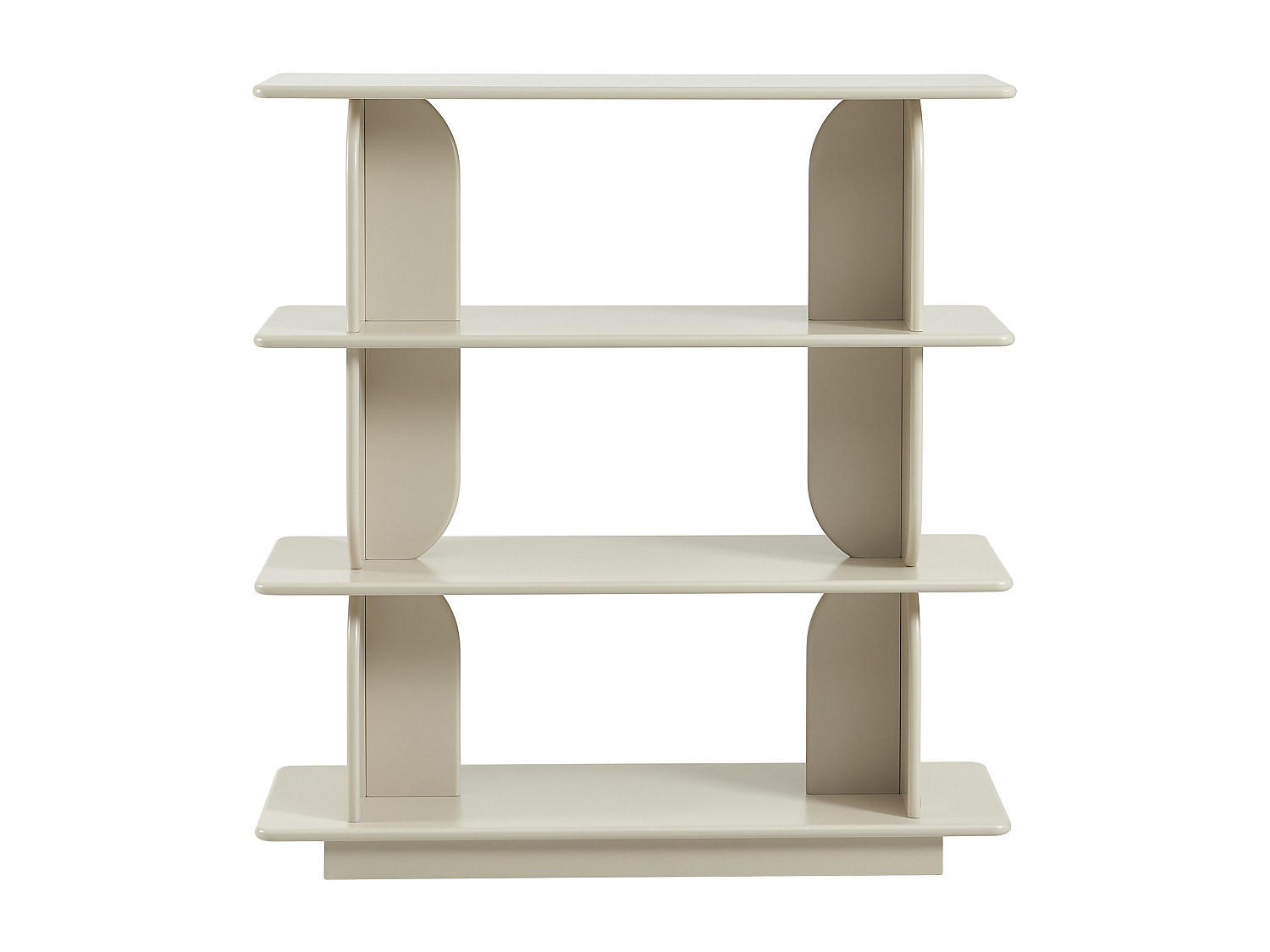 REGAL - 110 cm x 35 cm - holz - beige Lusoria - Beige, Holz (110/115.5/35cm) - Vente-Unique