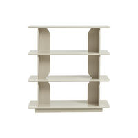 REGAL - 110 cm x 35 cm - holz - beige Lusoria - Beige, Holz (110/115.5/35cm) - Vente-Unique