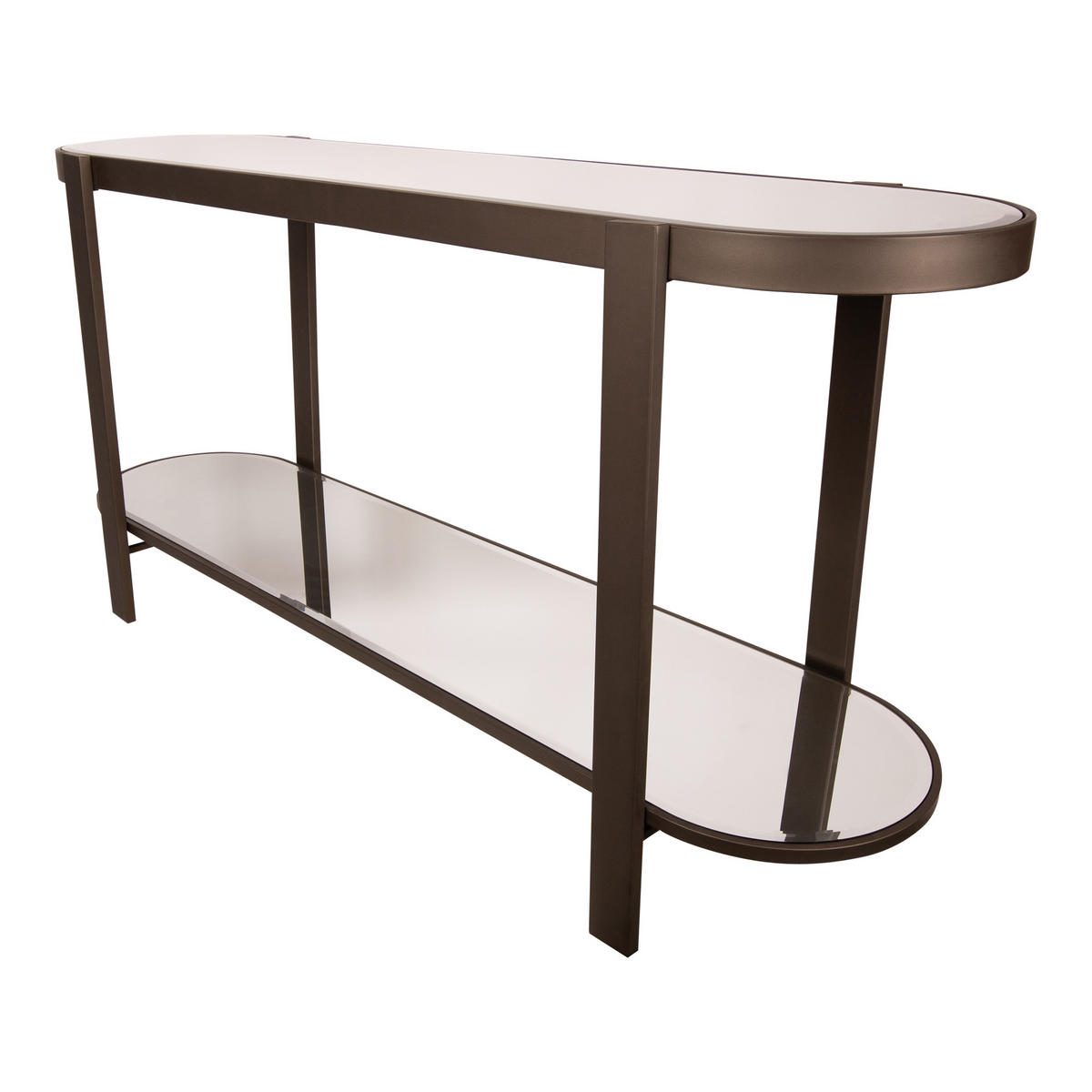 BEISTELLTISCH Yozan Braun 160/44/80cm - Braun, Metall (160/44/80cm) - PTMD Collection