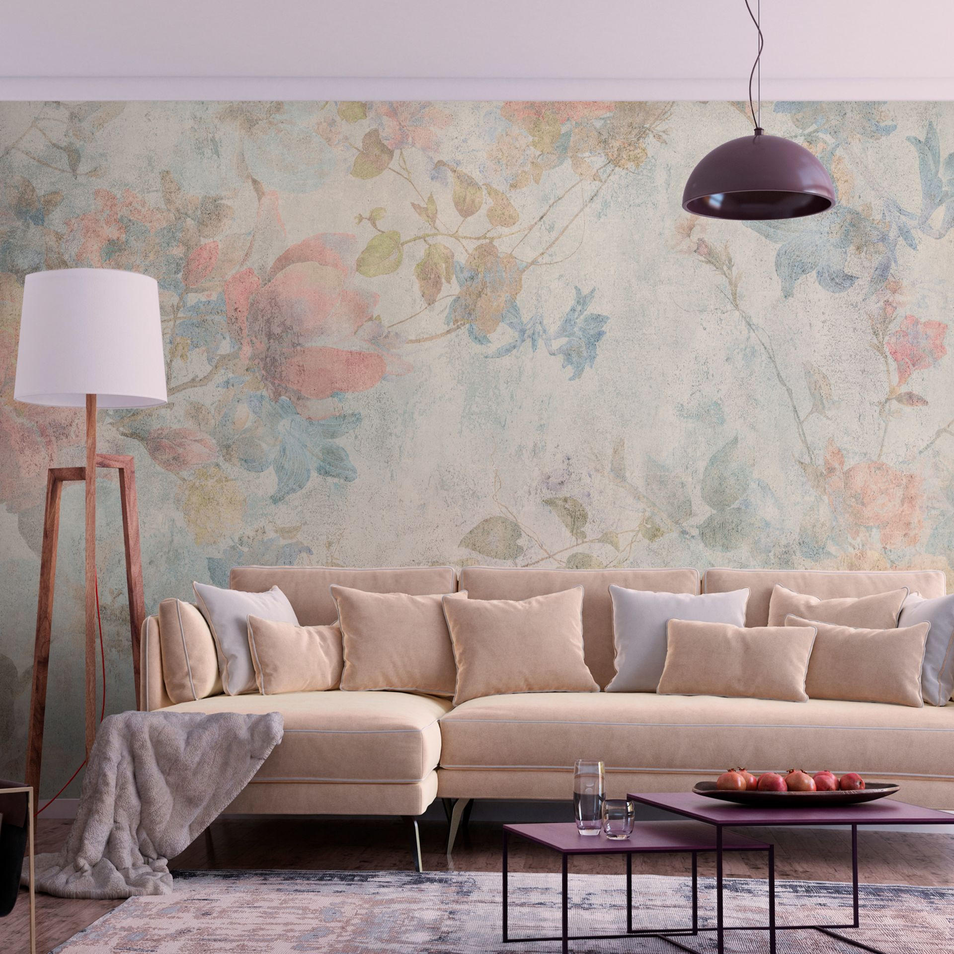 SELBSTKLEBENDE FOTOTAPETE 196/140 cm - Multicolor, Kunststoff/Textil (196/1cm) - KUNSTLOFT