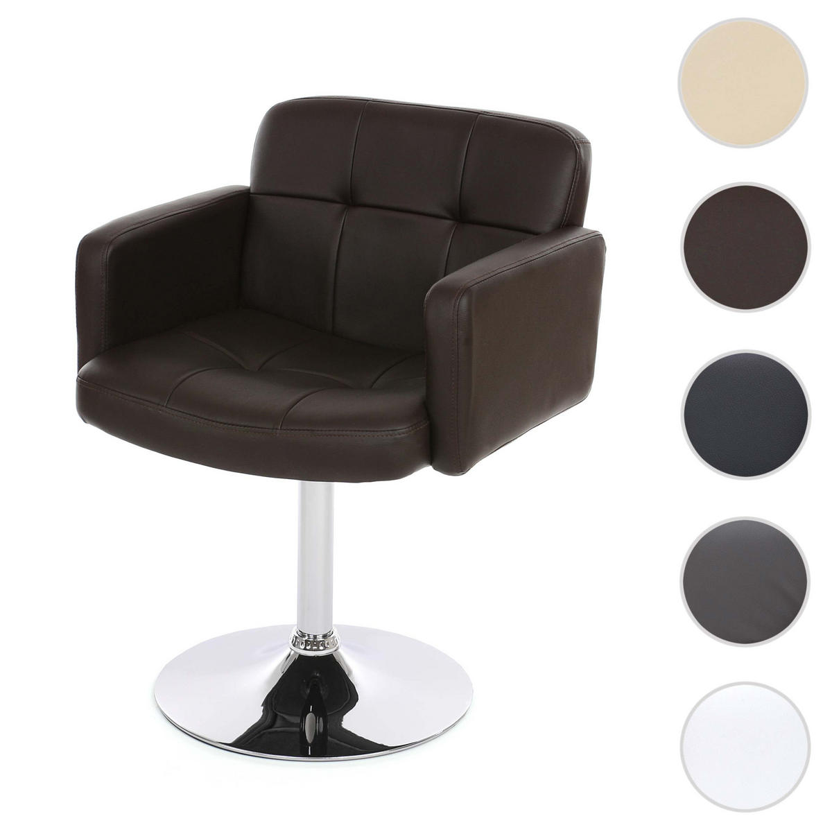 ESSZIMMERSTUHL Braun - Braun, Textil (60/80/55cm) - MCW