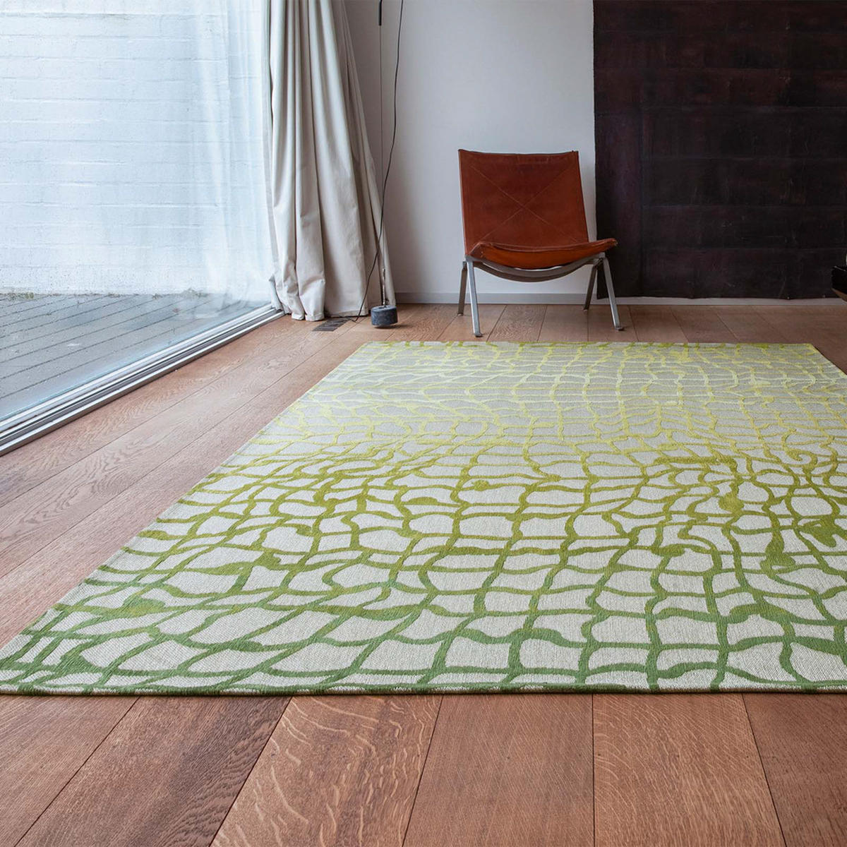 TEPPICH Republic Green Mad Men 240/340 cm - Grün, Textil (240/340cm) - Louis De Poortere