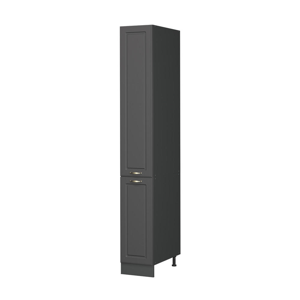 Vicco Küchenunterschrank Anthrazit, Anthrazit 30x206.8x58.1 cm