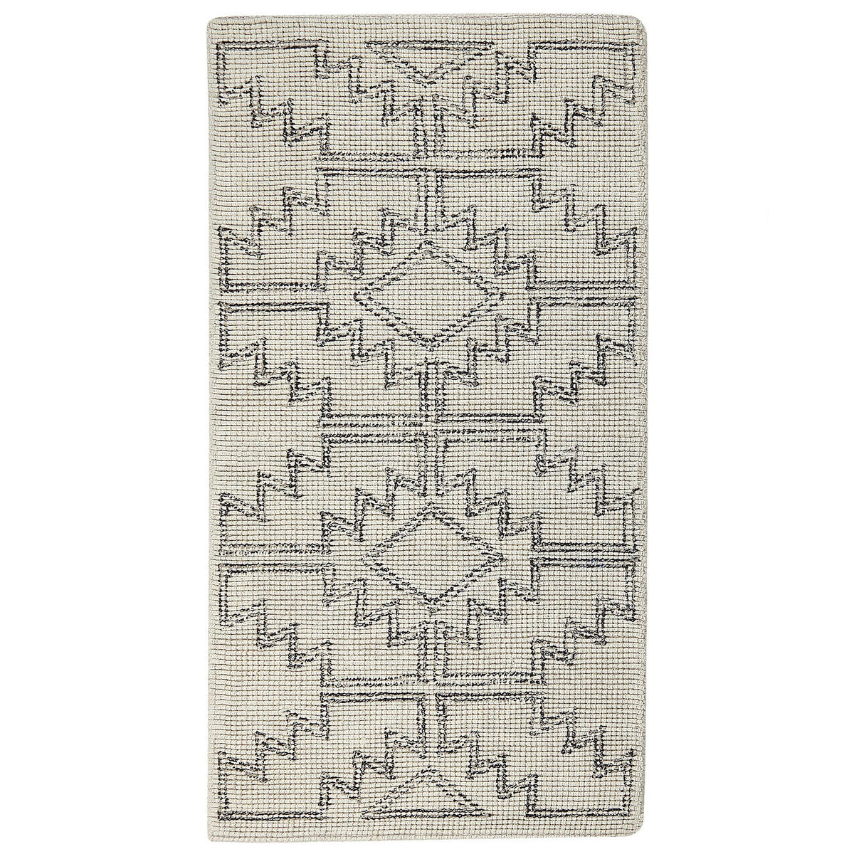 TEPPICH geflochten Urla 150/80 cm - Beige, Textil (80/150cm) - Beliani
