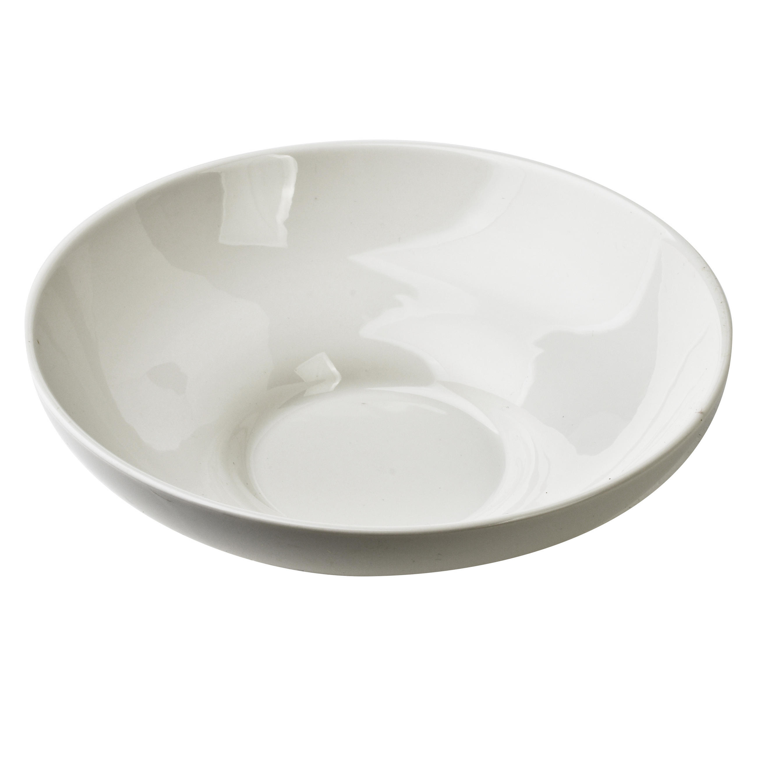 SERVIERSCHÜSSEL Basic Weiß 26/26/9 cm Keramik - Weiß, Keramik (26/9/26cm) - Mondex