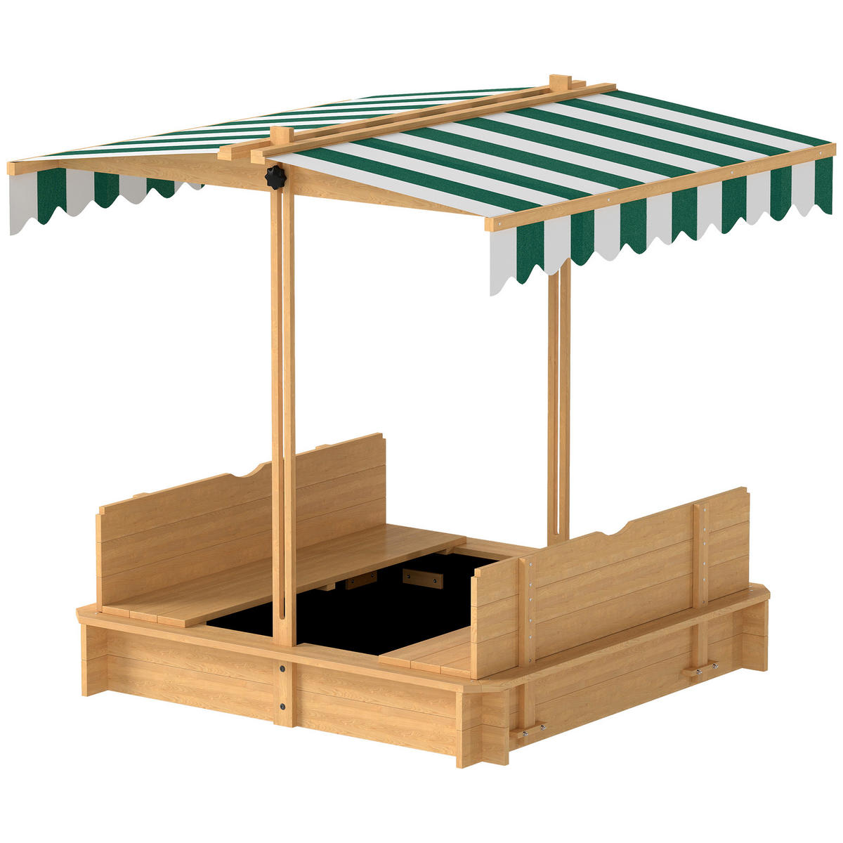 SANDKASTEN DE-10529 Hellbraun - Braun, Metall (106/106/115cm) - ComfortXL